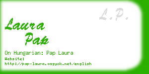 laura pap business card